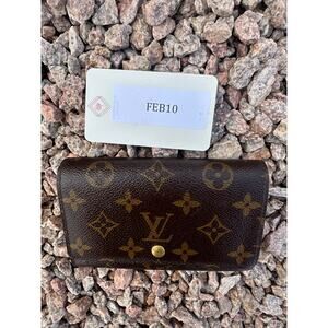Louis Vuitton Monogram Coated Canvas Porte-Monnaie Tresor - FEB10
